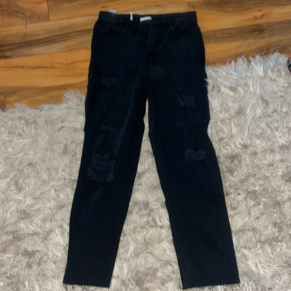Baggy Black Pacsun Ripped Jeans